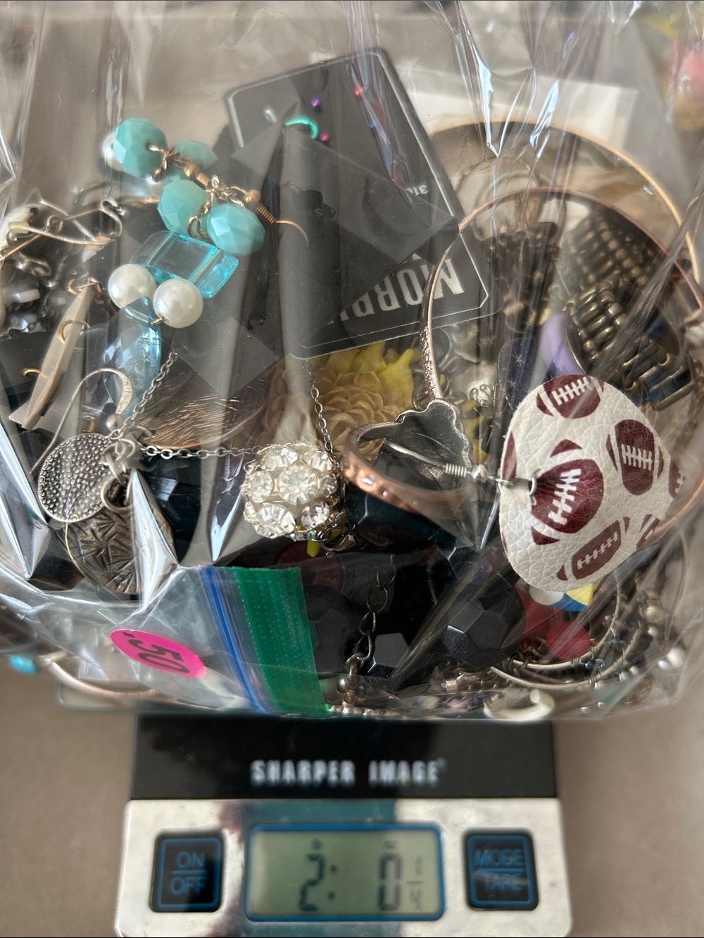 2 lbs of crafters jewelry mixed lot